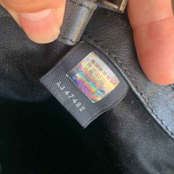 Fendi zucca sling messenger bag black authenticated by posh - Picture 10 of 14